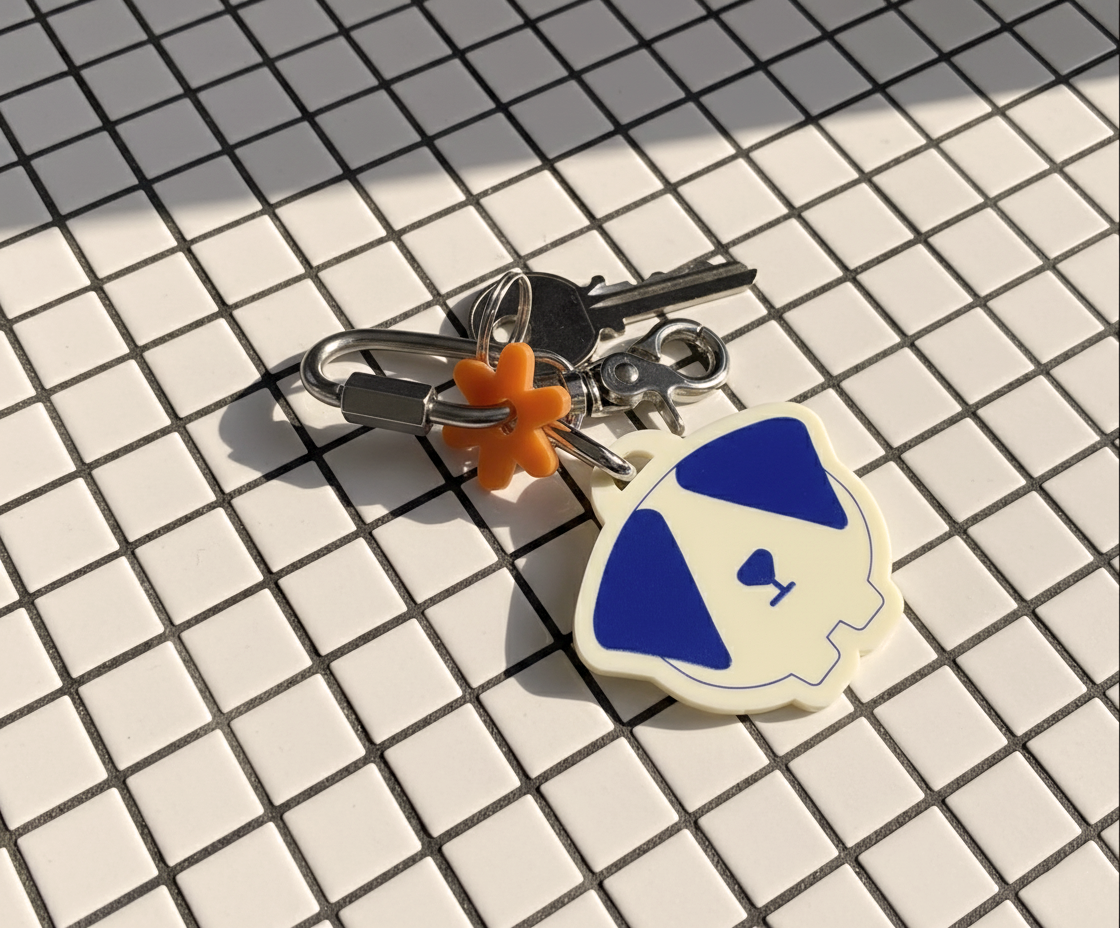 幽默設計吊飾,適用於鑰匙圈和包包掛件 Humorous charm for keychain and bag accessory