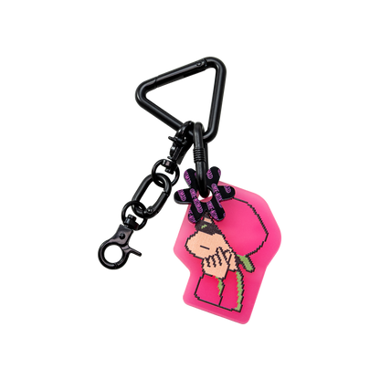 幽默設計吊飾，適用於鑰匙圈和包包掛件 Humorous charm for keychain and bag accessory